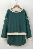 Relaxed Pullover and Skirt Set