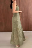 Stylish Crochet Maxi Dress