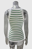 Striped Halter Tank Top