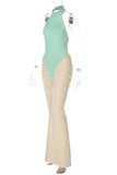 Elegant Halter Evening Dress