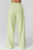 Relaxed Wide-Leg Joggers with Contrast Trim