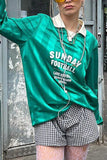 Sunday Football Graphic Long Sleeve Tee