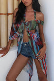 Tie-Front Off-Shoulder Blouse