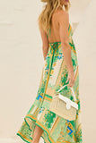 Boho Halter Flow Maxi Dress