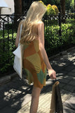 Abstract Print Cami Dress