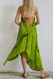 Halter Neck Bohemian Casual Dress