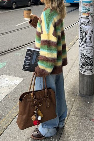 Striped Oversized Sweater