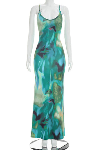 Spaghetti Strap Maxi Dress