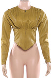 Zip-Front Structured Jacket