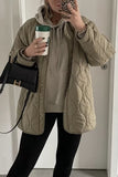 Quilted Snap-Button Jacket