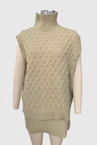 Knit Skirt and Sleeveless Sweater Set