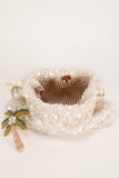 Embellished Palm Charm Handbag