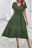 Dot Print Casual Dress