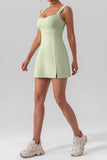 Sleeveless Square-Neck Casual Dress