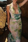 Elegant Halterneck Sundress