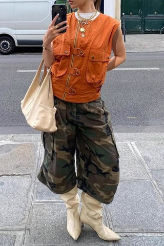 Utility-Inspired Cargo Pants