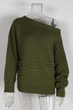 Off-Shoulder Knit Sweater