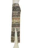 Elegant Patterned Maxi Skirt
