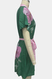 Floral Print Casual Dress