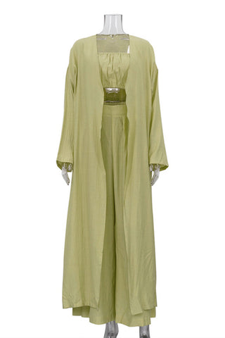 Elegant Three-Piece Pants Set