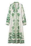 Floral Print Long Casual Dress