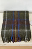 Plaid Fringed Scarf