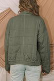 Quilted Zip-Up Jacket