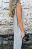 Wrap-Front Wide-Leg Jumpsuit