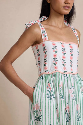 Floral Print Casual Maxi Dress