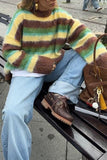Striped Oversized Sweater