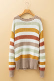 Stripe Crew Neck Sweater