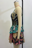 Vibrant Patterned Casual Dress