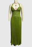 Halter Neck Casual Dress
