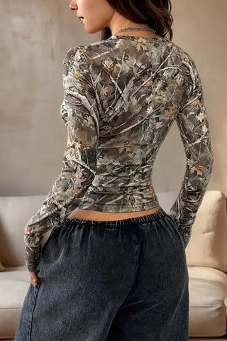 Camouflage Long-Sleeve T-Shirt