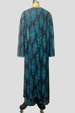 Flowing Patterned Maxi Dress
