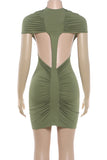 Elegant Fitted Evening Dress