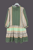 Patterned Bohemian Casual Dress