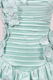 Strapless Tiered Casual Dress