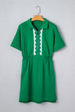 Zip-Front Casual Dress