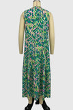 Flowing Printed Casual Dress