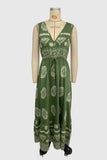 Bohemian Sleeveless Maxi Dress
