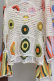 Crochet Patterned Sweater Ensemble