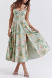 Floral Corset Casual Dress
