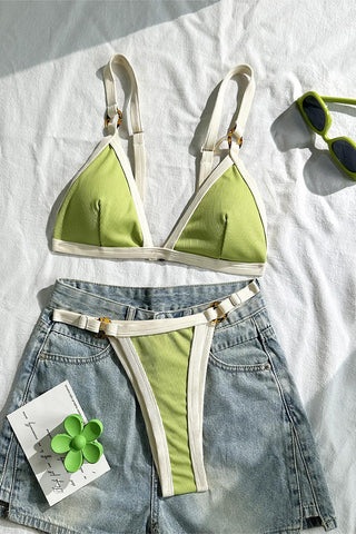 Chic Bikini Set with Adjustable Straps