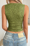 Scalloped Lace V-Neck Tank Top
