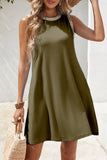 Sleeveless Casual Swing Dress