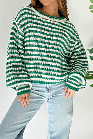 Striped Knit Sweater
