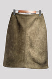 Chic Suede Midi Skirt