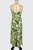 Strapless Tropical Jumpsuit