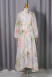 Floral Print Maxi Dress